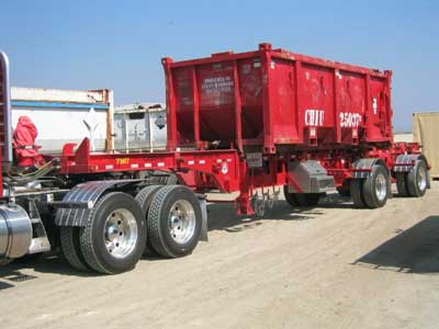  Clean Harbors receives bulk waste materials via truck, rail and water.  