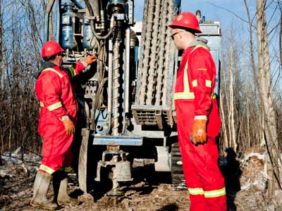  With crews for heli-portable drilling and a large fleet of track drills, we can access and drill at virtually any location.  