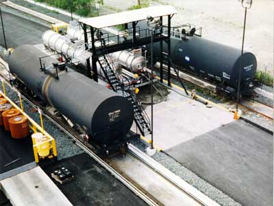 Rail-Car Cleaning and Inspection Wash residuals from the cleaning operations are handled at Company-owned and operated waste management facilities for final disposal.
