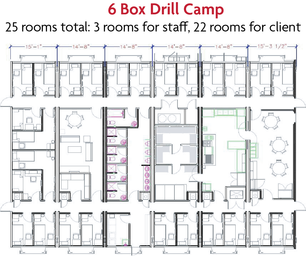 6 box Drill Camp