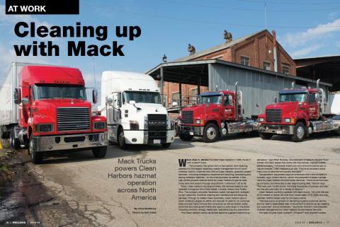 Hazmat Mack Truck