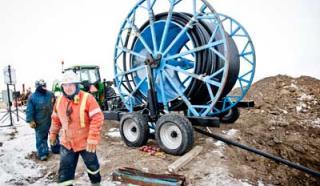 Clean Harbors technicians are installing 2-inch HDPE for power Thumbnail